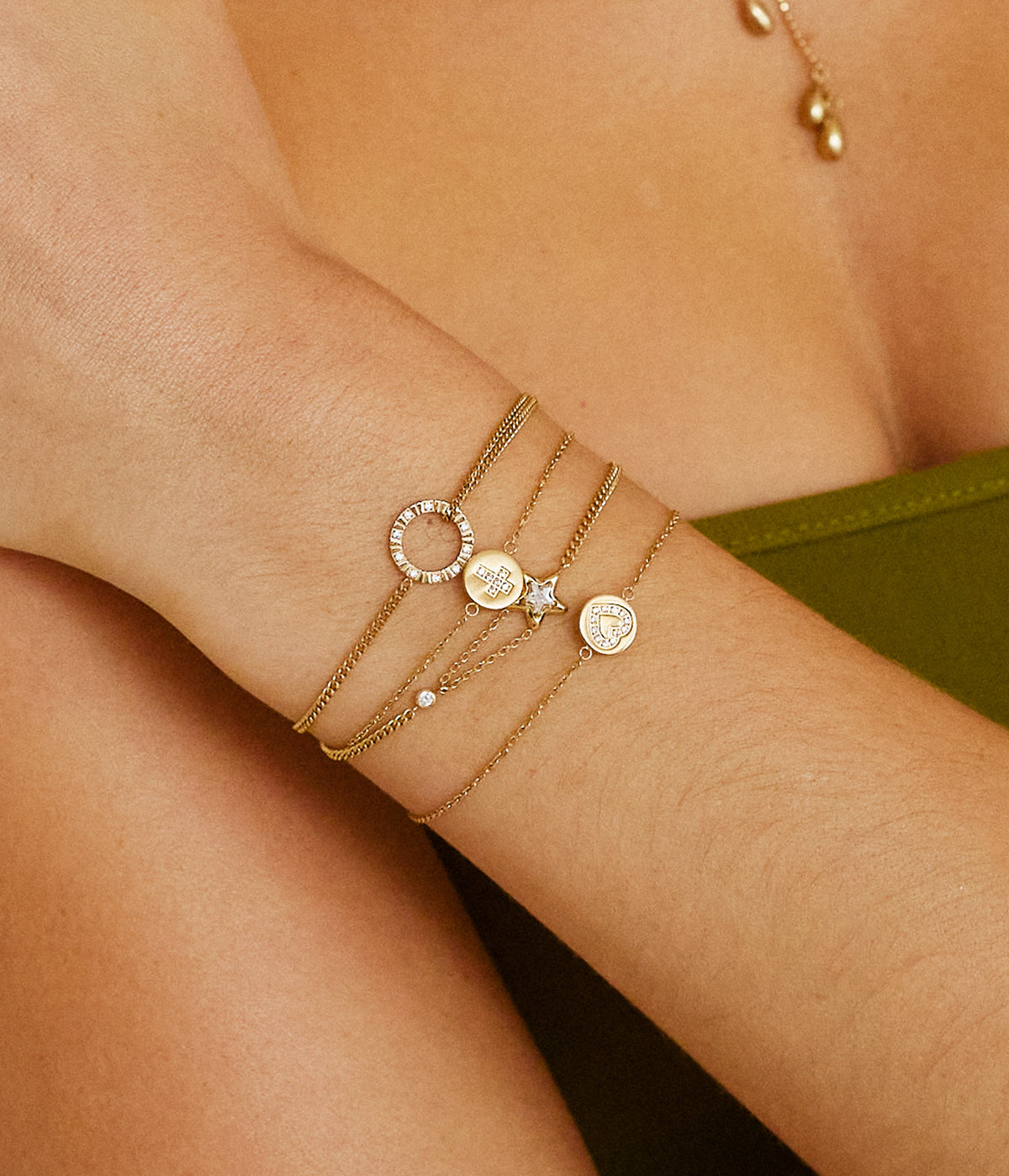 Bracelet Catane (Acier doré)