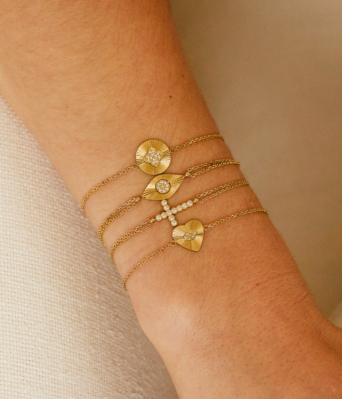 Bracelet Bronte (Acier doré)