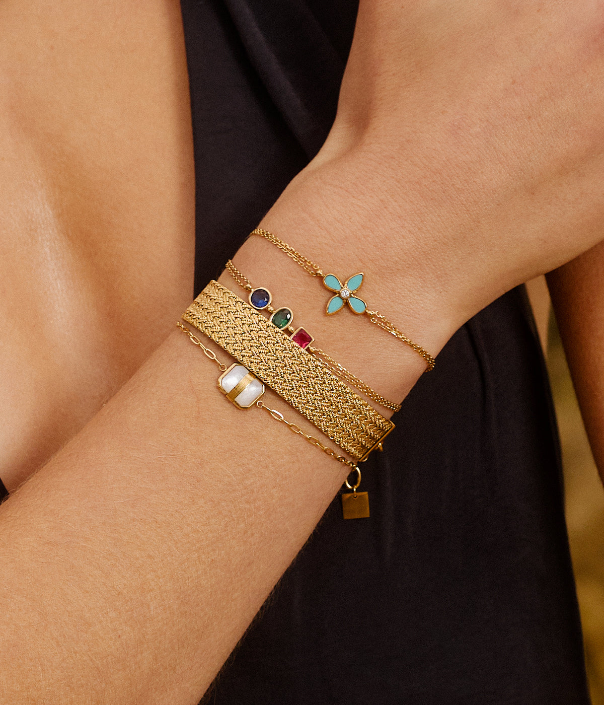 Bracelet Paradiso (Acier doré)