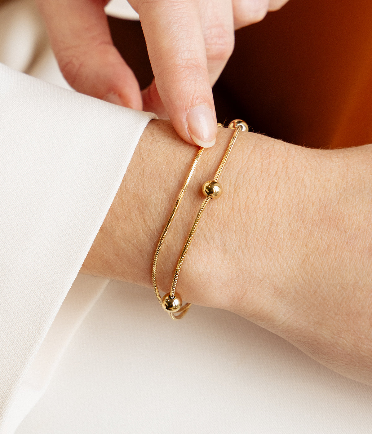 Bracelet Larino (Acier doré)