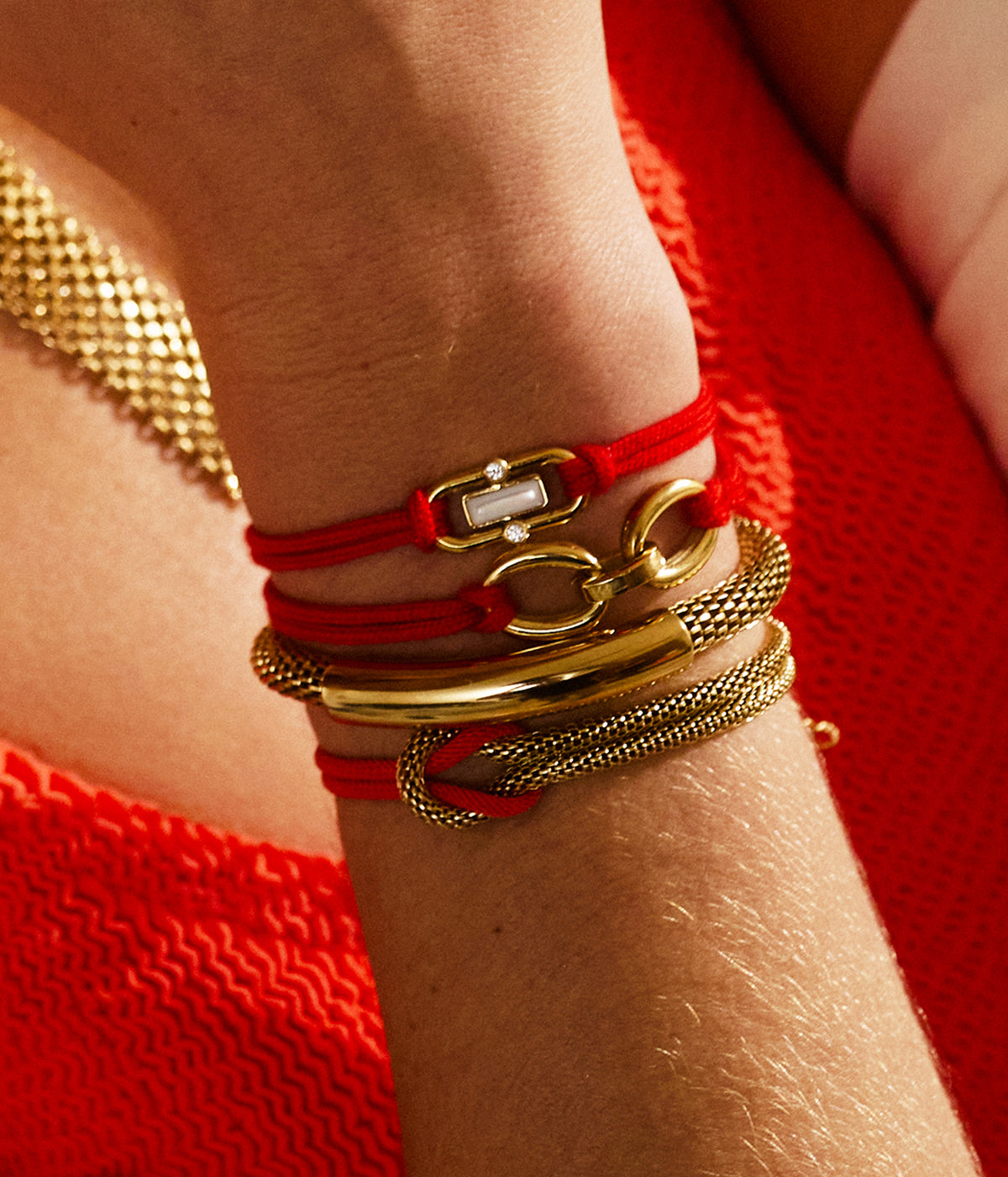 Bracelet Telti (Acier doré)