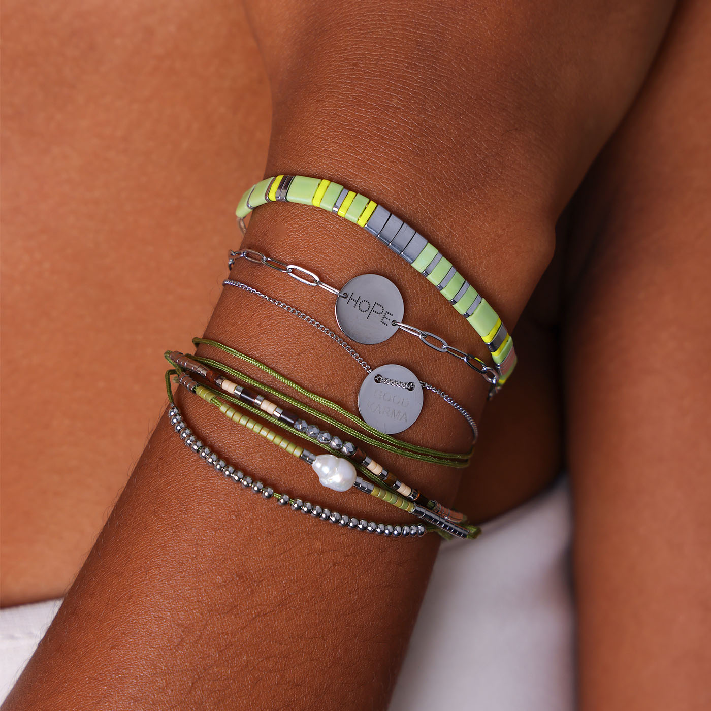 Bracelet Good Karma (Acier)
