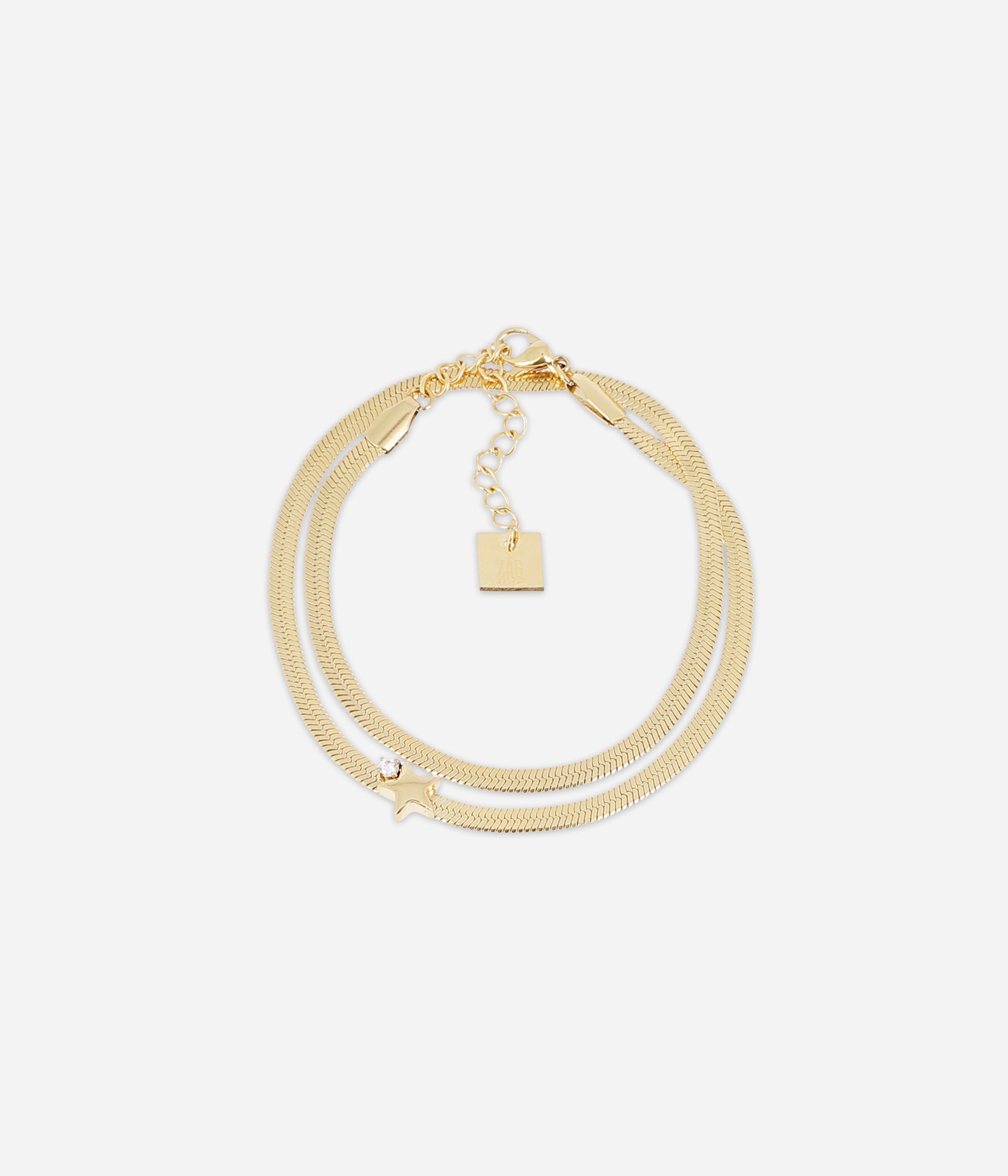 Bracelet Kiros (Acier doré)