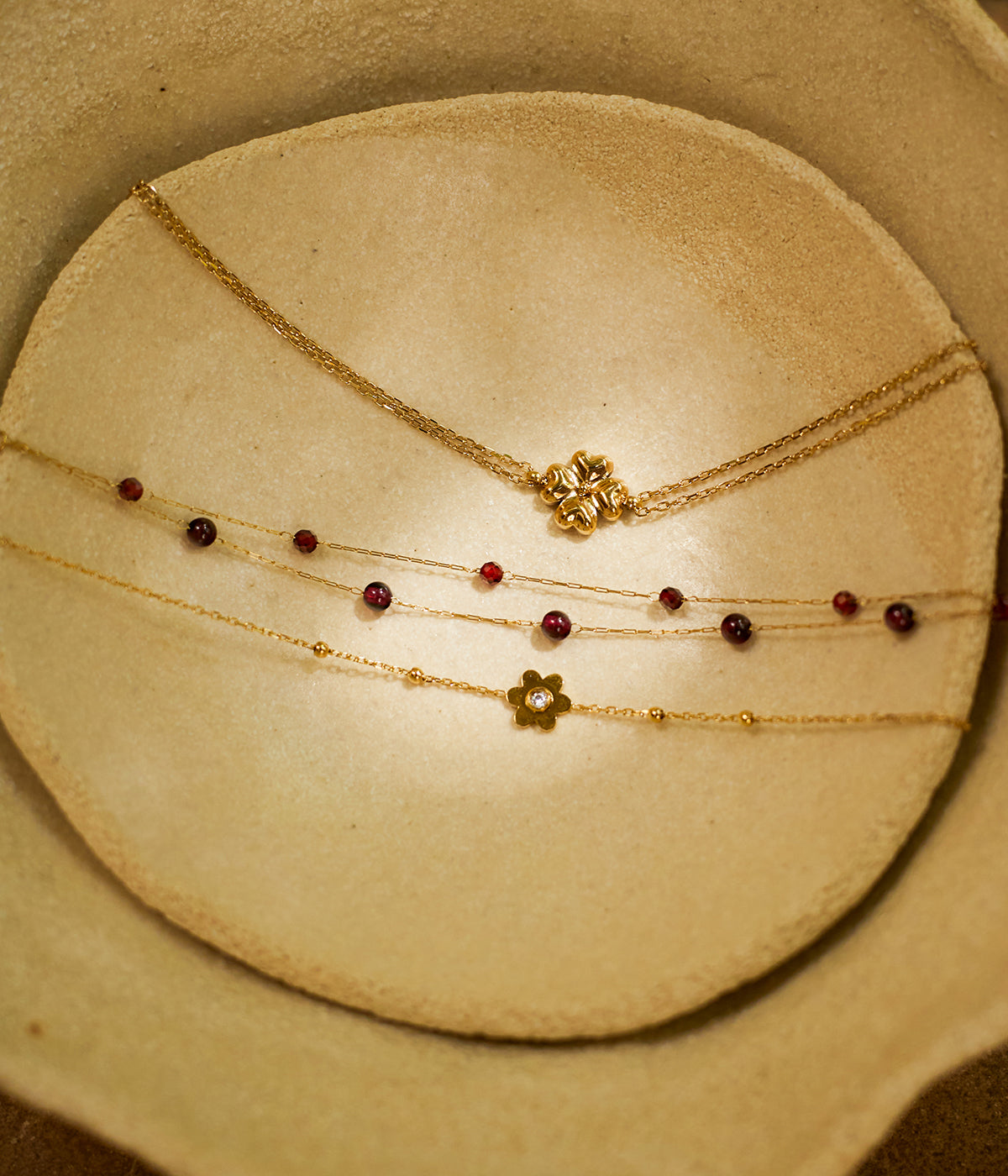 Bracelet Hinaku (Acier doré)