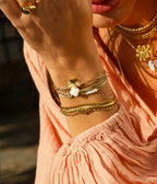 Bracelet Velaz (Acier doré)