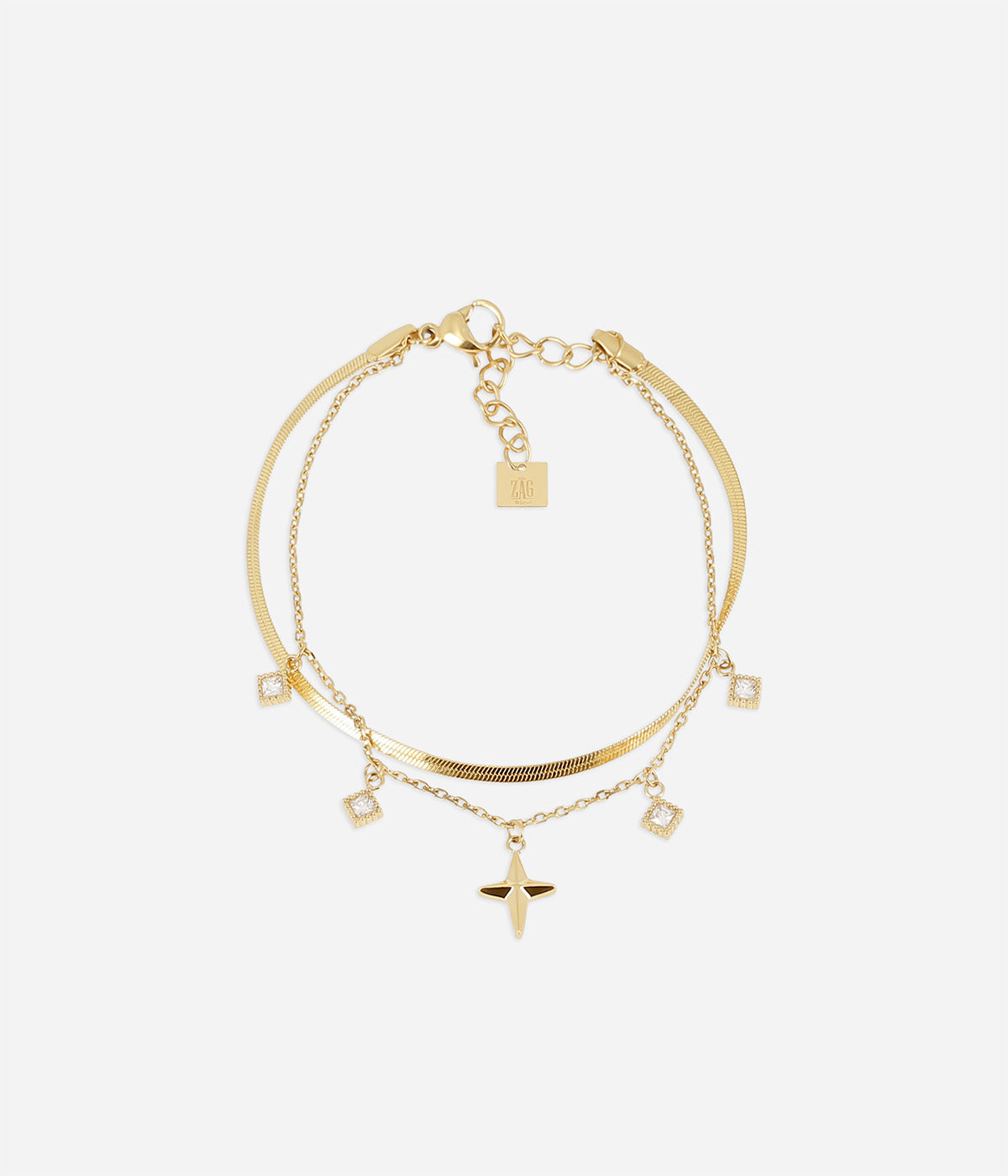 Bracelet Colbu (Acier doré)