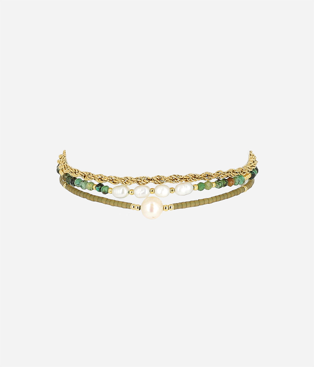 Bracelets Burcei (Acier doré)