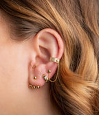 Piercing Sri Lanka (Acier doré)