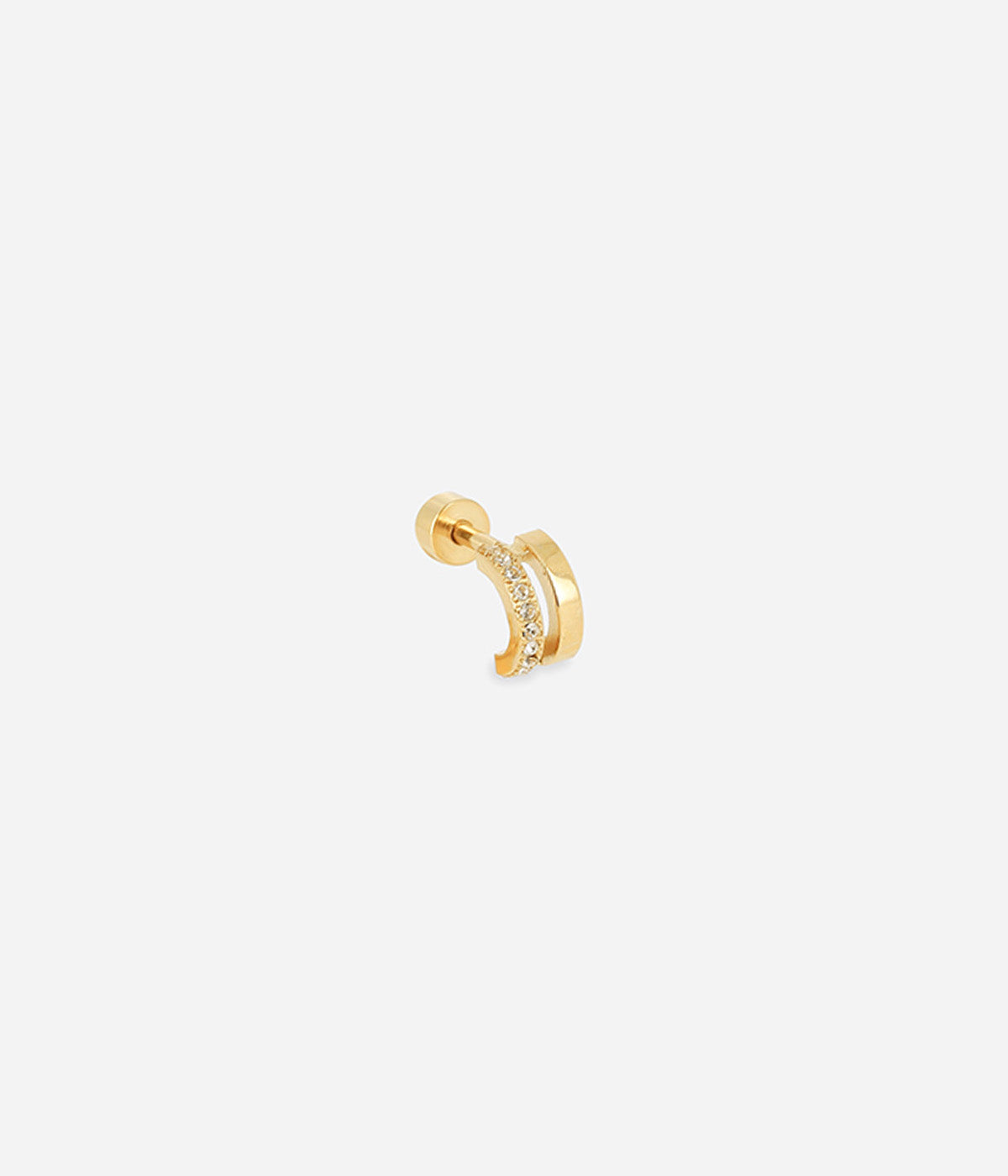 Piercing Nauru (Acier doré)