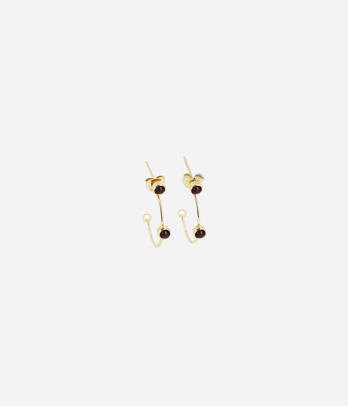 Boucles d'oreilles Tiradente (Acier doré)