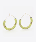 Boucles d'oreilles Belha (Acier doré)