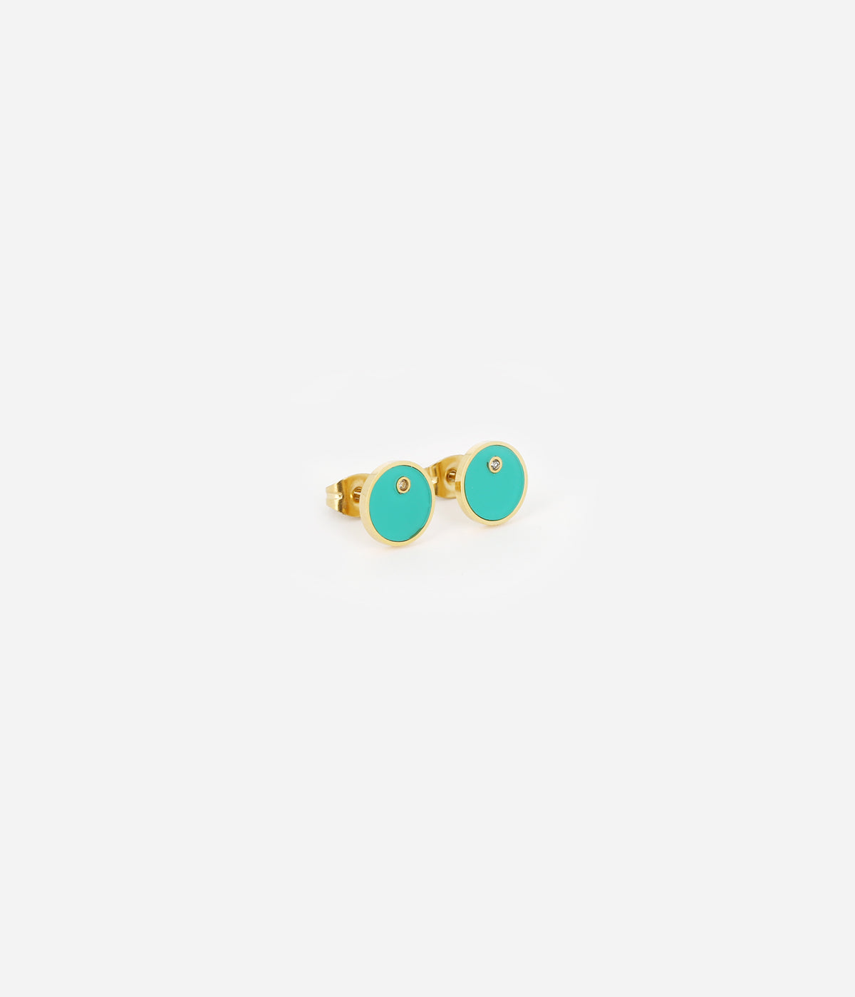 Boucles d'oreilles Roland (Acier doré)