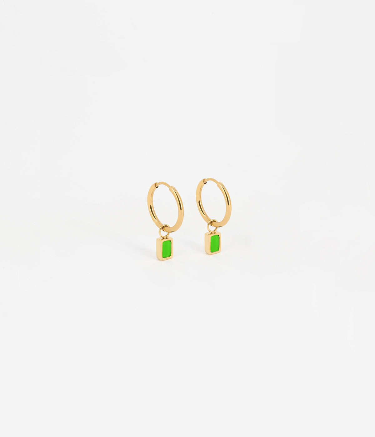 Boucles d'oreilles Ricky (Acier doré)