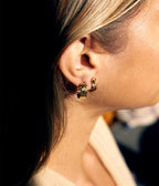 Boucles d'oreilles Lérida (Acier doré)