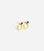 Boucles d'oreilles Lérida (Acier doré)