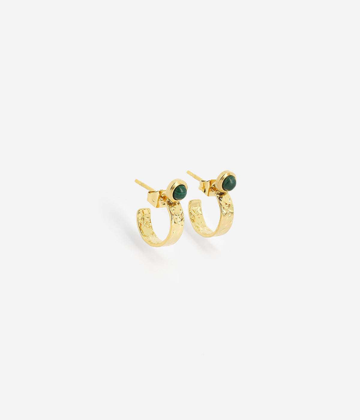Boucles d'oreilles Lérida (Acier doré)