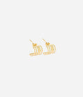 Boucles d'oreilles Mini Mandosa (Acier doré)