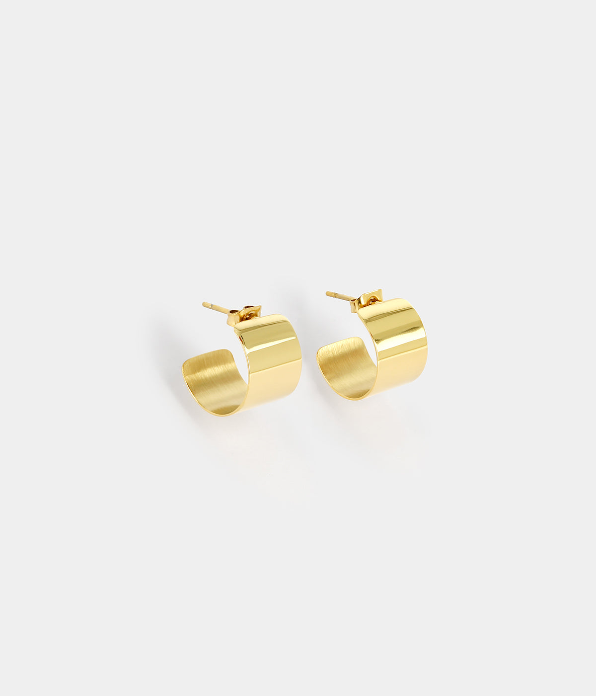 Boucles d'oreilles Zora (Acier doré)