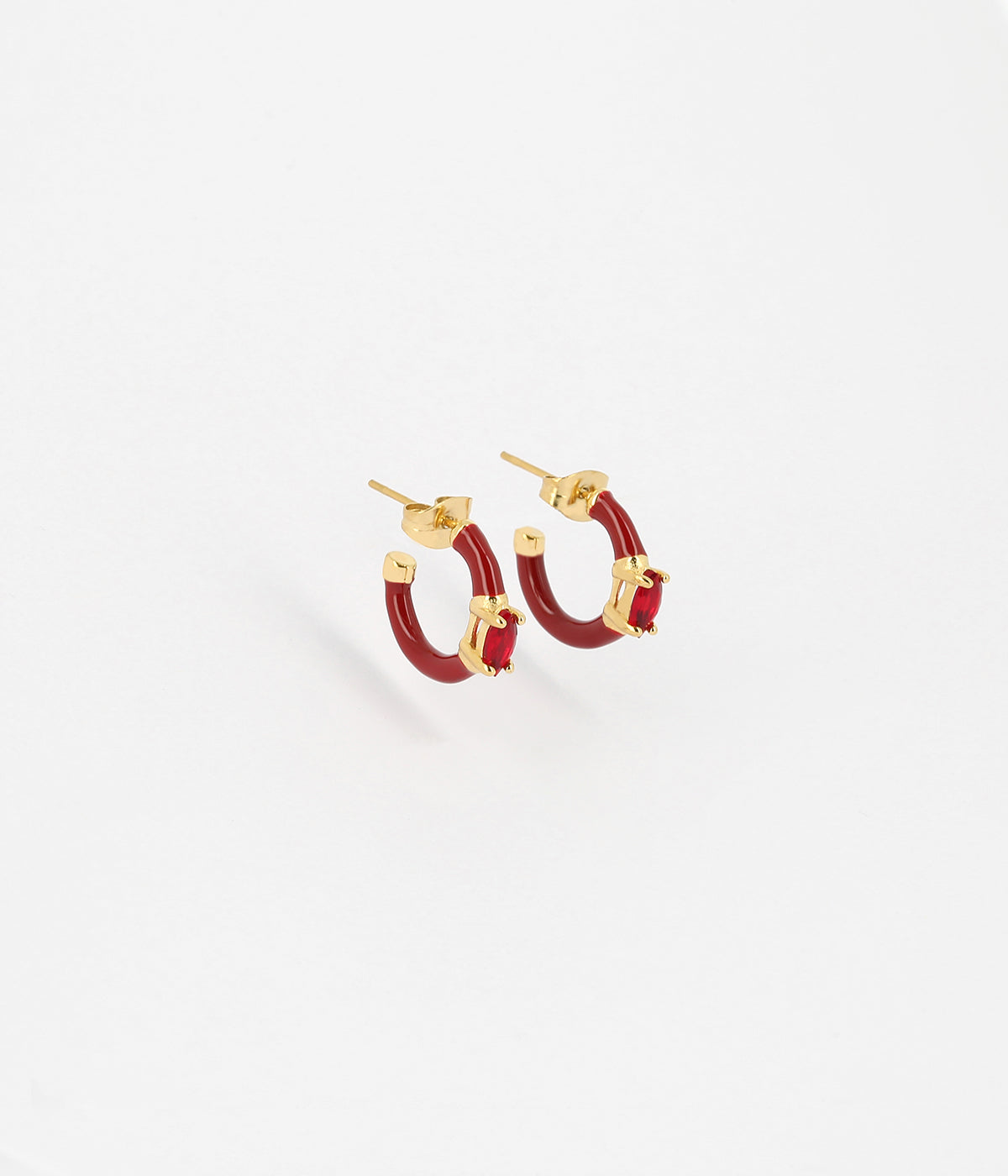 Boucles d'oreilles Noria (Acier doré)