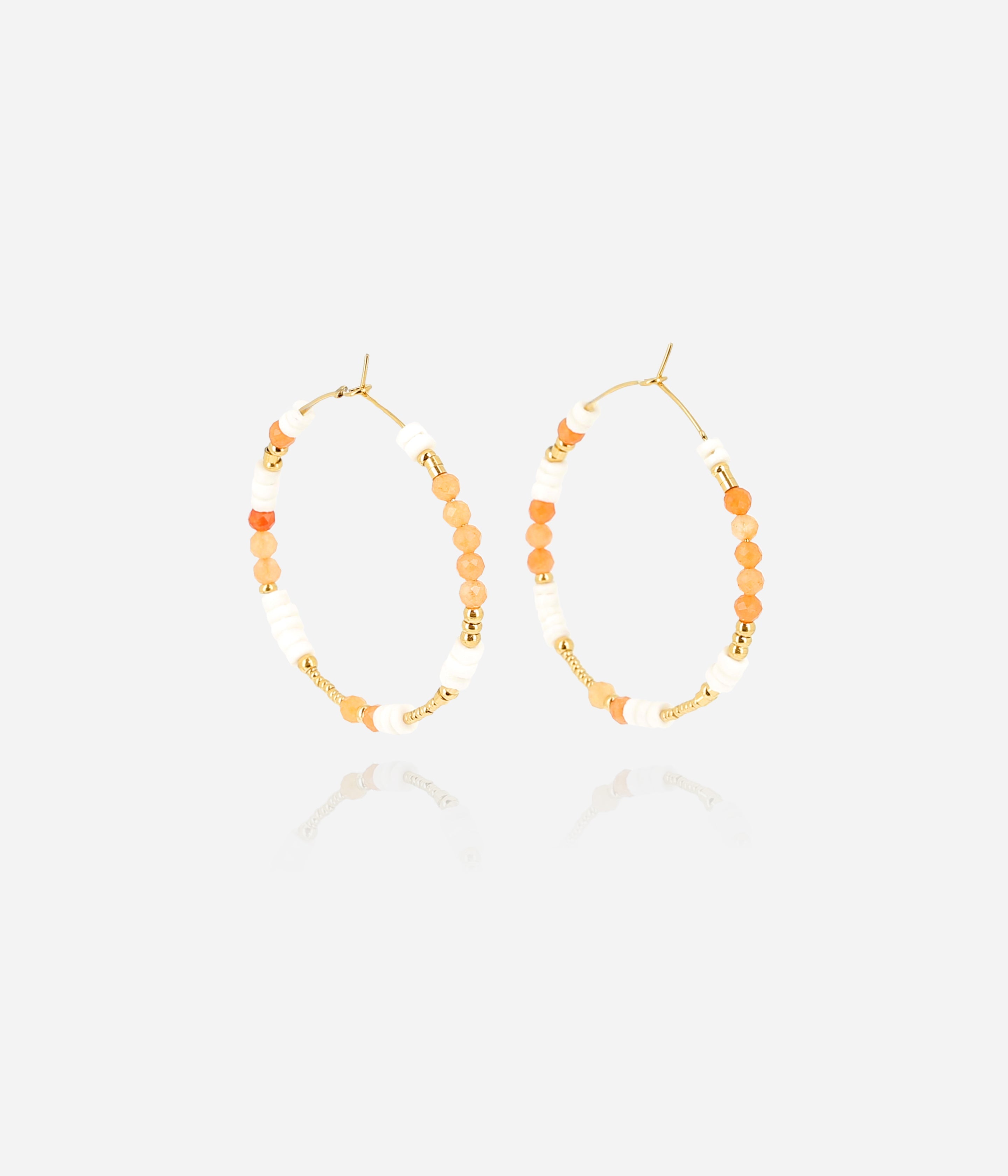 Boucles d'oreilles Neteyam (Acier doré)