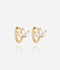 Boucles d'oreilles Clémentine (Acier doré)
