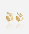 Boucles d'oreilles Melissa (Acier doré)