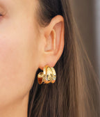 Boucles d'oreilles Melissa (Acier doré)