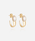 Boucles d'oreilles Ornella (Acier doré)