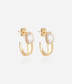 Boucles d'oreilles Ornella (Acier doré)