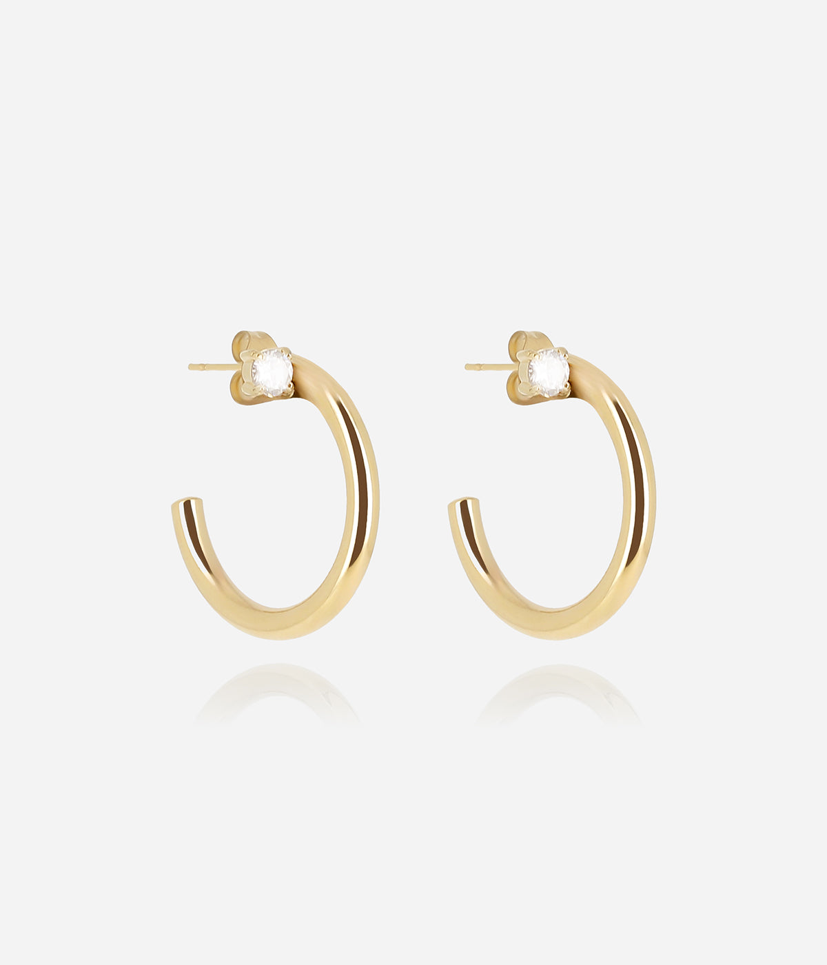 Boucles d'oreilles Syra (Acier doré)
