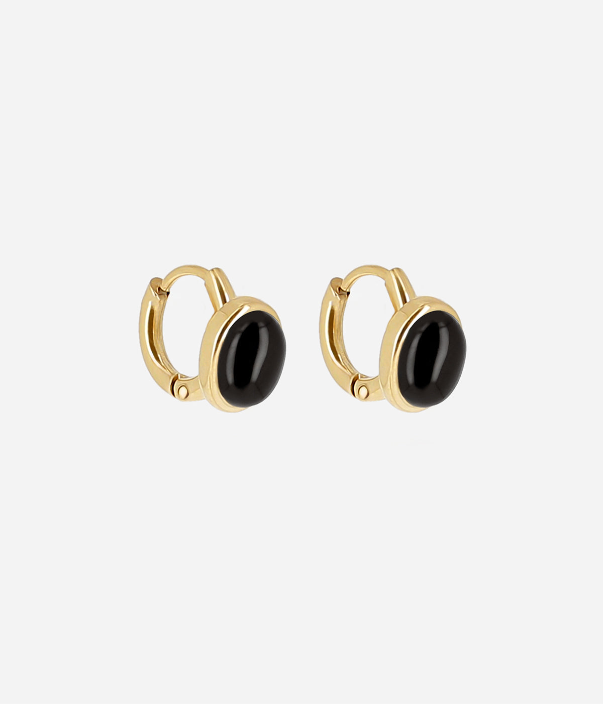 Boucles d'oreilles Cabaji (Acier doré)