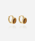 Boucles d'oreilles Cabaji (Acier doré)