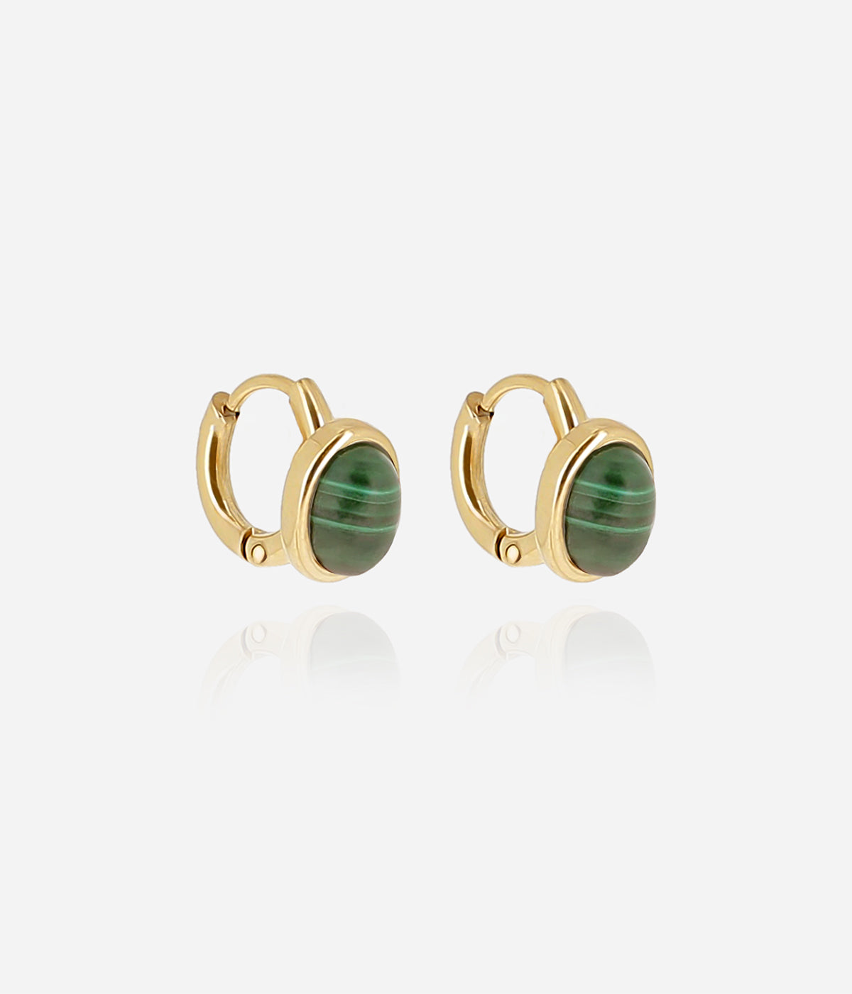 Boucles d'oreilles Cabaji (Acier doré)