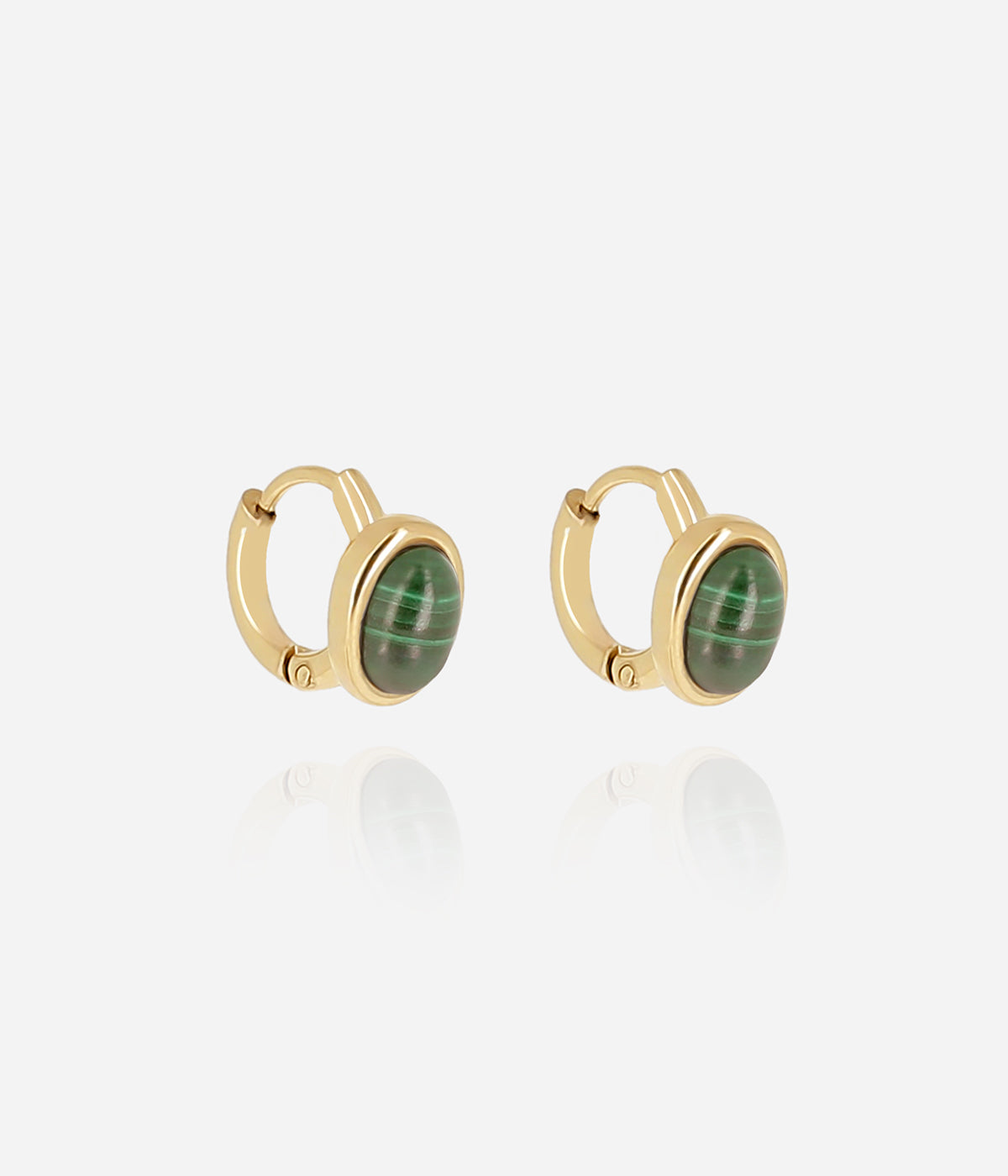 Boucles d'oreilles Isotta (Acier doré)