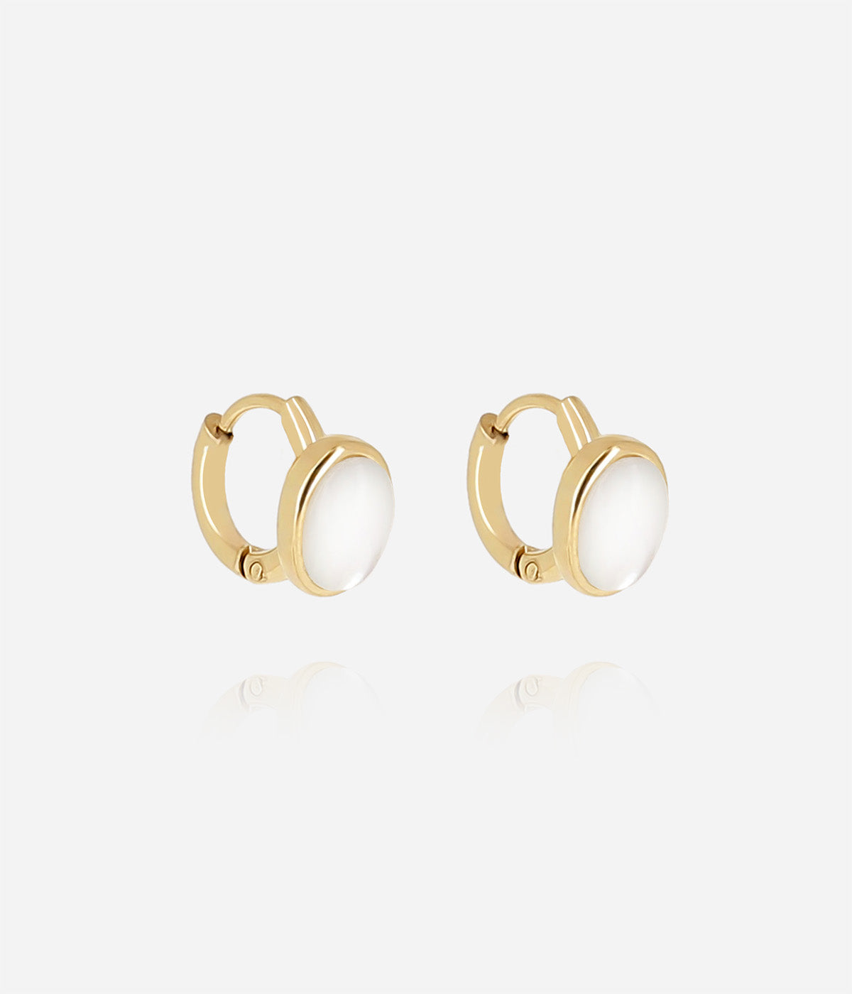 Boucles d'oreilles Isotta (Acier doré)