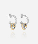 Boucles d'oreilles Hyacinth (Acier mix)