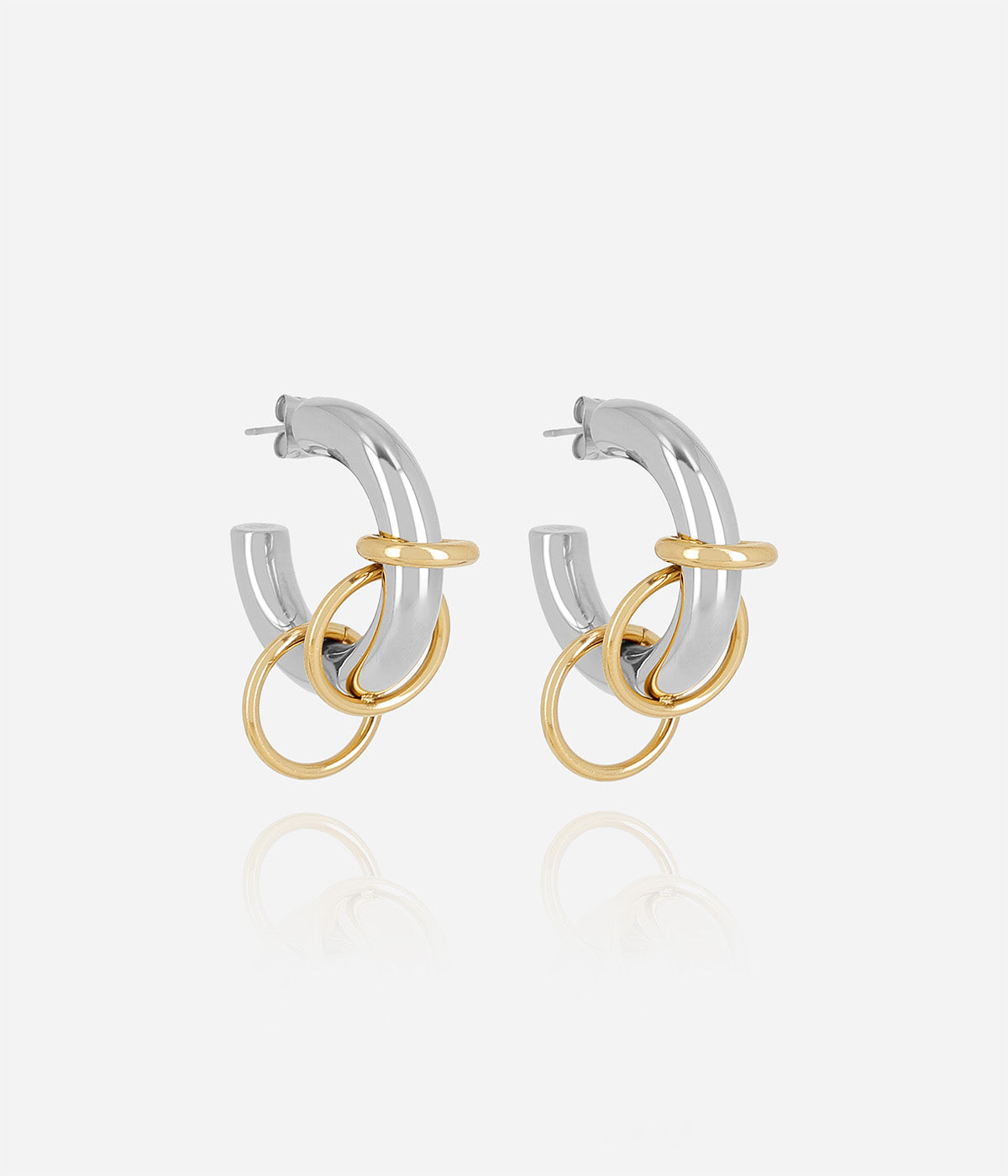 Boucles d'oreilles Francesca (Acier mix)
