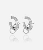 Boucles d'oreilles Francesca (Acier)