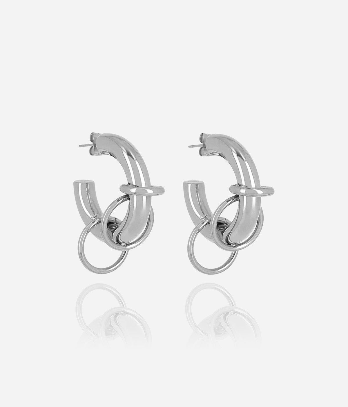 Boucles d'oreilles Francesca (Acier)