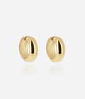 Boucles d'oreilles Tate (Acier doré)