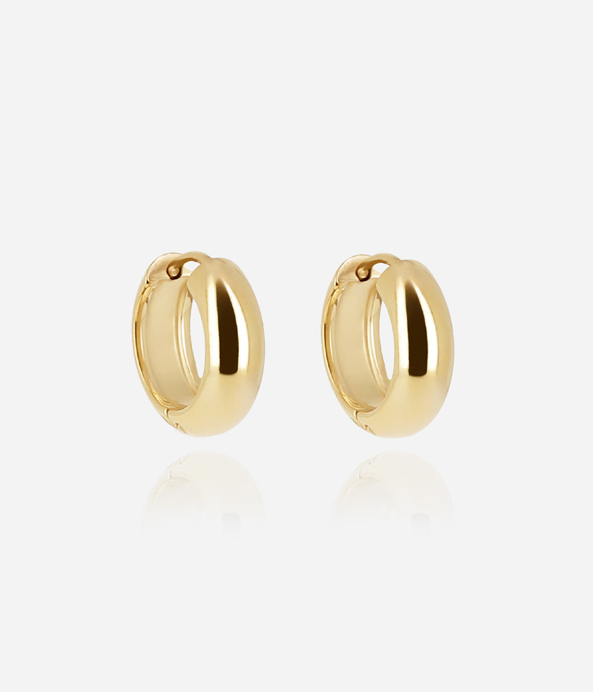 Boucles d'oreilles Tate (Acier doré)