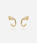 Boucles d'oreilles Laureto (Acier doré)