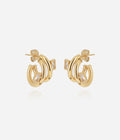 Boucles d'oreilles Fasano (Acier doré)