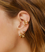 Boucles d'oreilles Fasano (Acier doré)