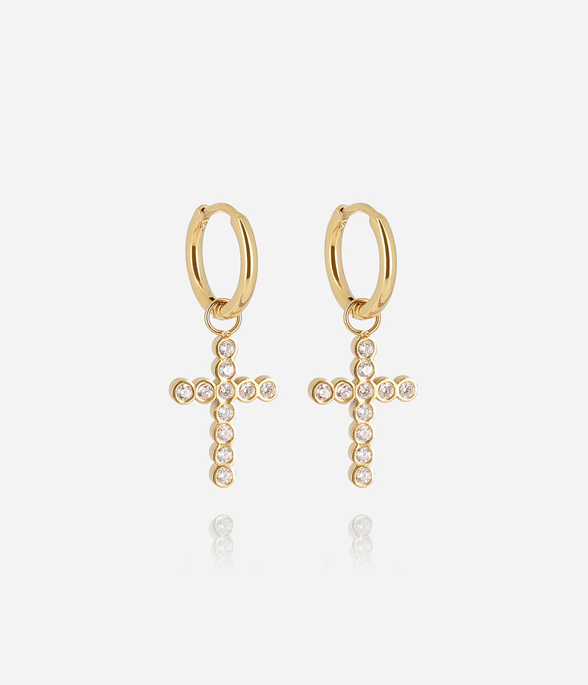 Boucles d'oreilles Capizzi (Acier doré)