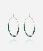 Boucles d'oreilles Favela (Acier doré)