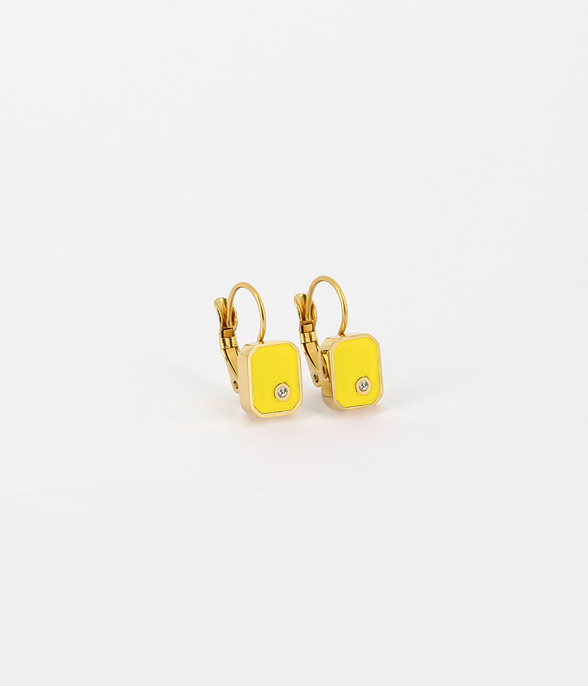 Boucles d'oreilles Sami (Acier doré)
