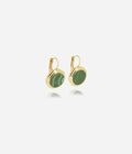 Boucles d'oreilles Mathéa (Acier doré)