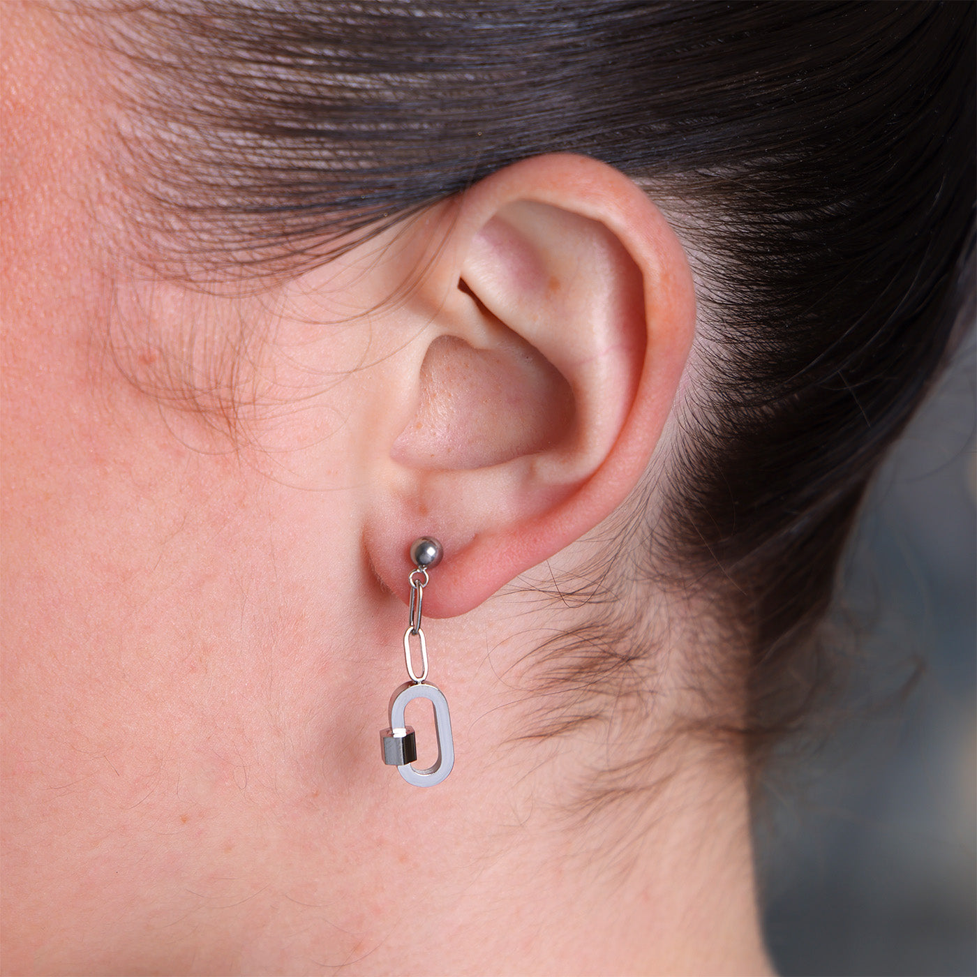 Boucles d'oreilles Ophélie (Acier)