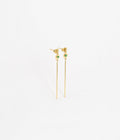 Boucles d'oreilles Sword (Acier doré)